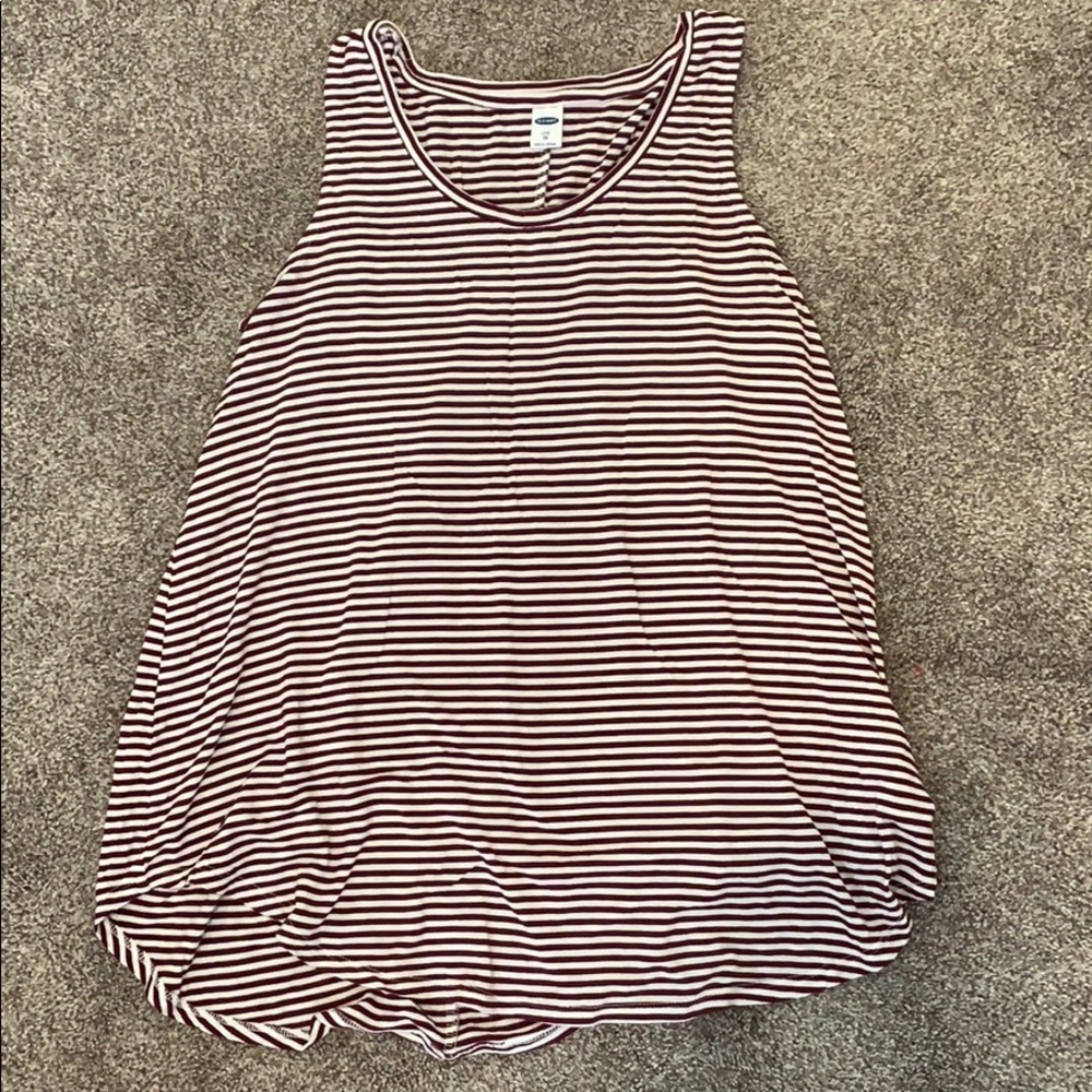 old navy striped tank top